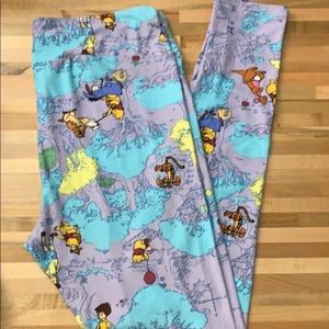 SOLD Lularoe Winnie the Pooh rare TC legging NWOT